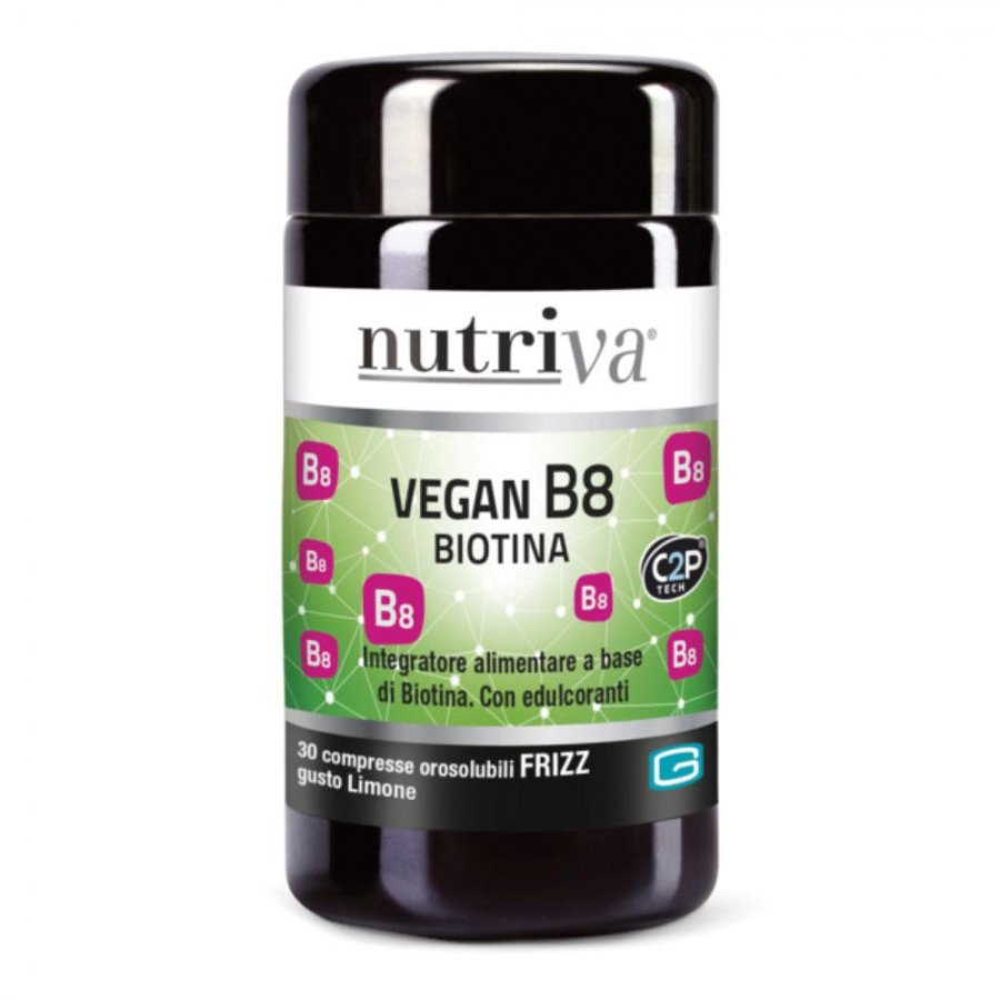 NUTRIVA VEGAN B8 FIZZ 30CPR LIMO