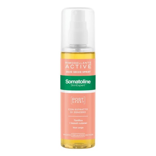 Somatoline Skin Expert Olio Secco Spray Post Sport Rimodellante 125ml - Rimodellante Active Olio Secco Spray
