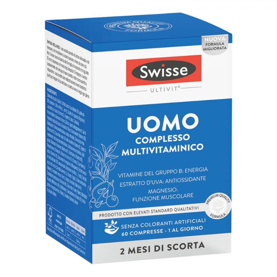 SWISSE MultiVit.Uomo 60 Cps