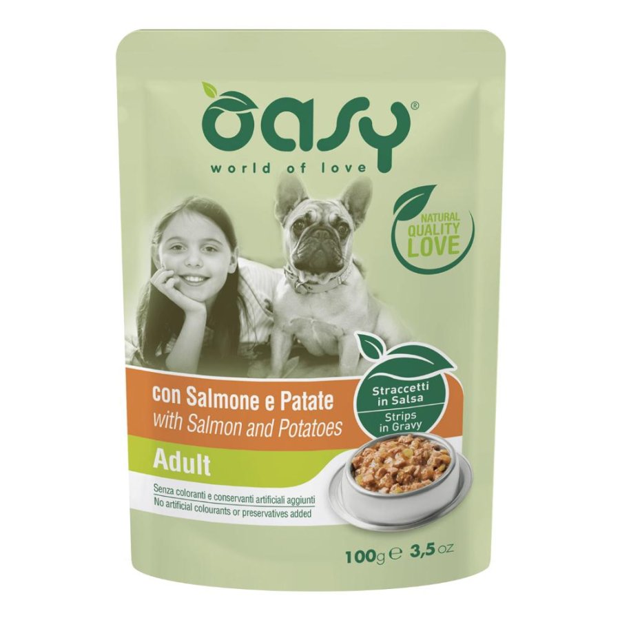 OASY CANE ADULT SALMONE PATATE 100GR (bustina)