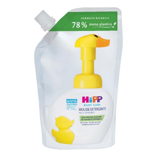 HiPP, Ricarica Mousse Detergente Paperella Mani e Corpo, 250 ml