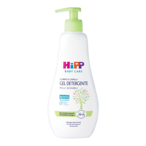 HiPP Baby, Gel Detergente Corpo e Capelli per Pelli Sensibili, 400 ml