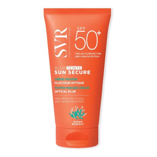 SVR Sun Secure Blur Teinte Beige SPF50+ 50ml - Protezione Solare Alta con Texture in Mousse