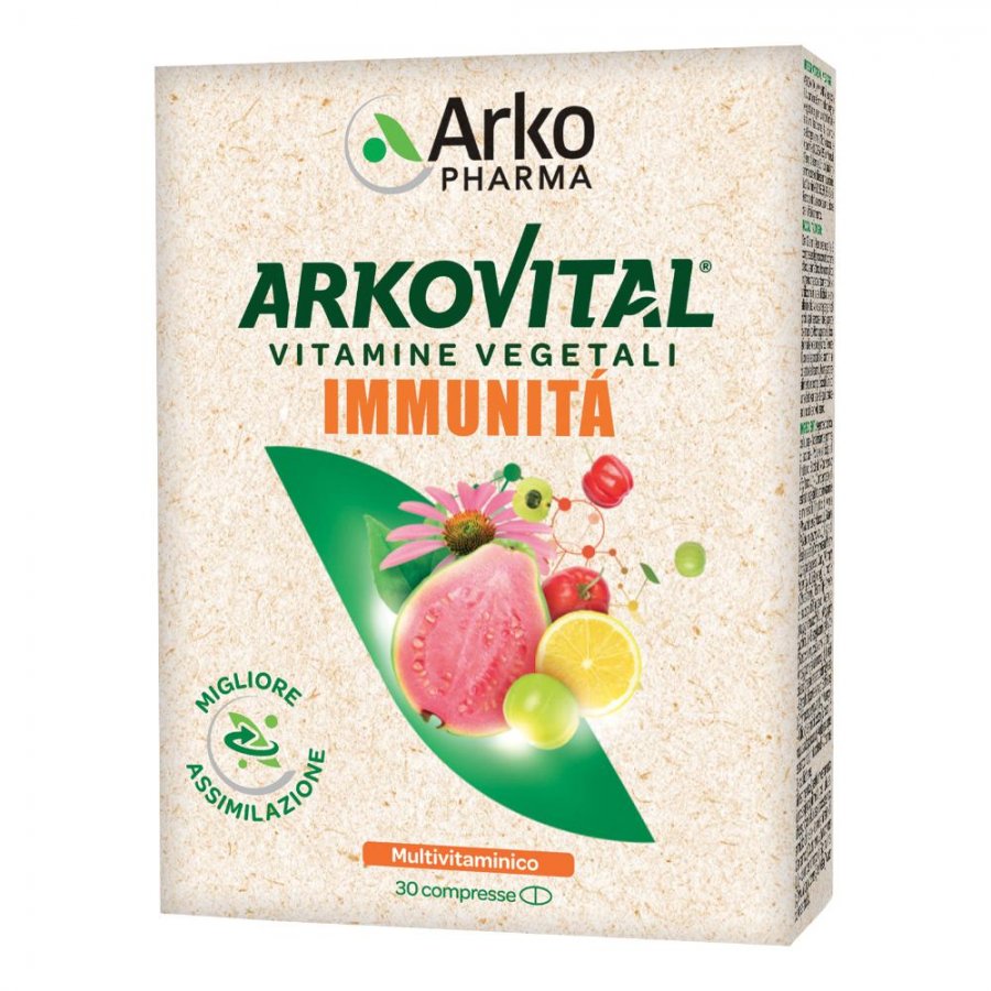 Arkovital Immunità 30 Compresse - Integratore Alimentare per Difese Immunitarie