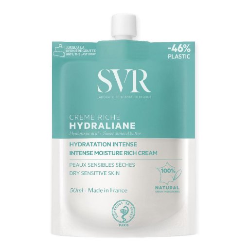 SVR Crème Riche Hydraliane Crema Idratante Nutritiva per Pelli Secche e Sensibili, 50ml – Idratazione Profonda