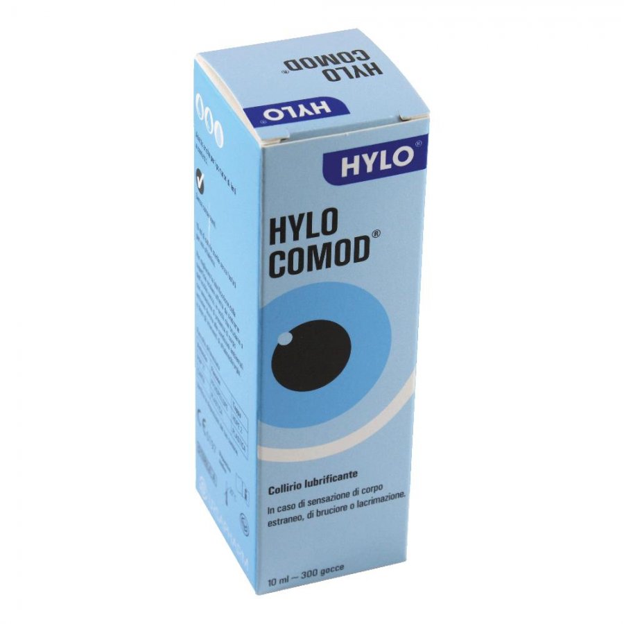 Hylo Comod Gocce Oculari Acid Ialuronico 10ml - Soluzione Lubrificante per Secchezza Oculare