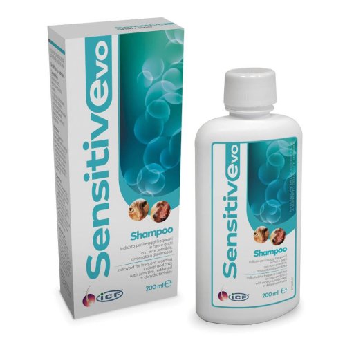 Sensitiv Evo Shampoo per Cani e Gatti 200ml - Shampoo per Cute Sensibile