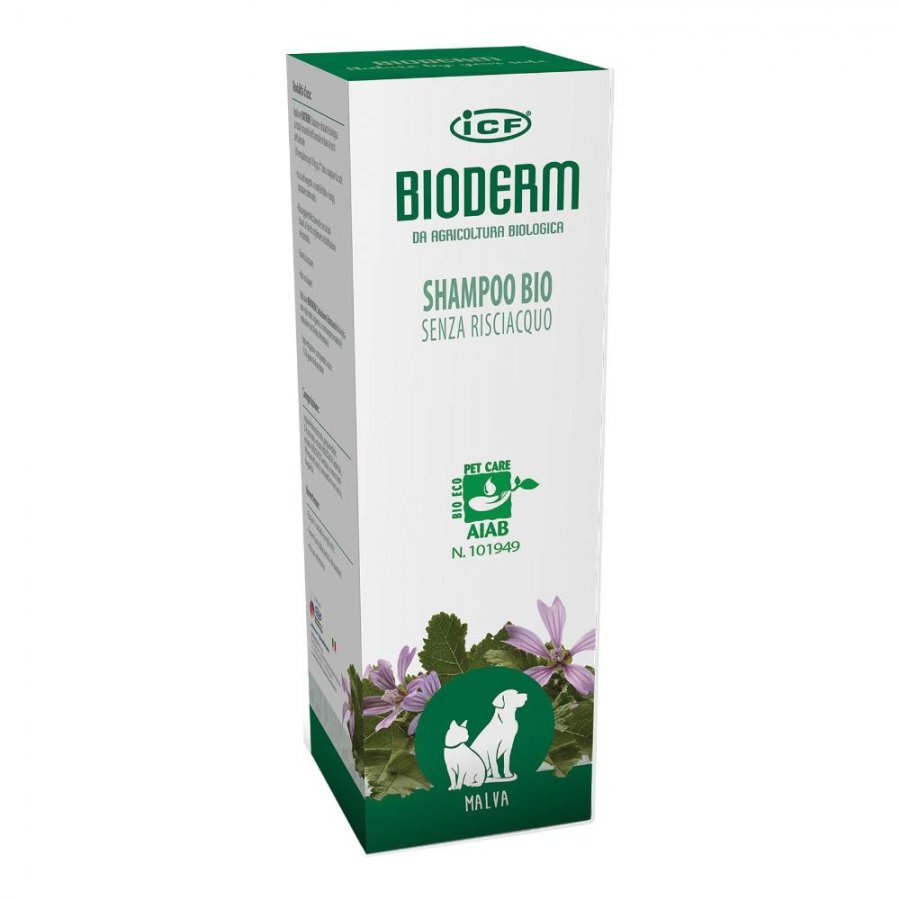 Bioderm Shampoo Bio Senza Risciacquo 150ml - Igiene Perfetta per Cani e Gatti