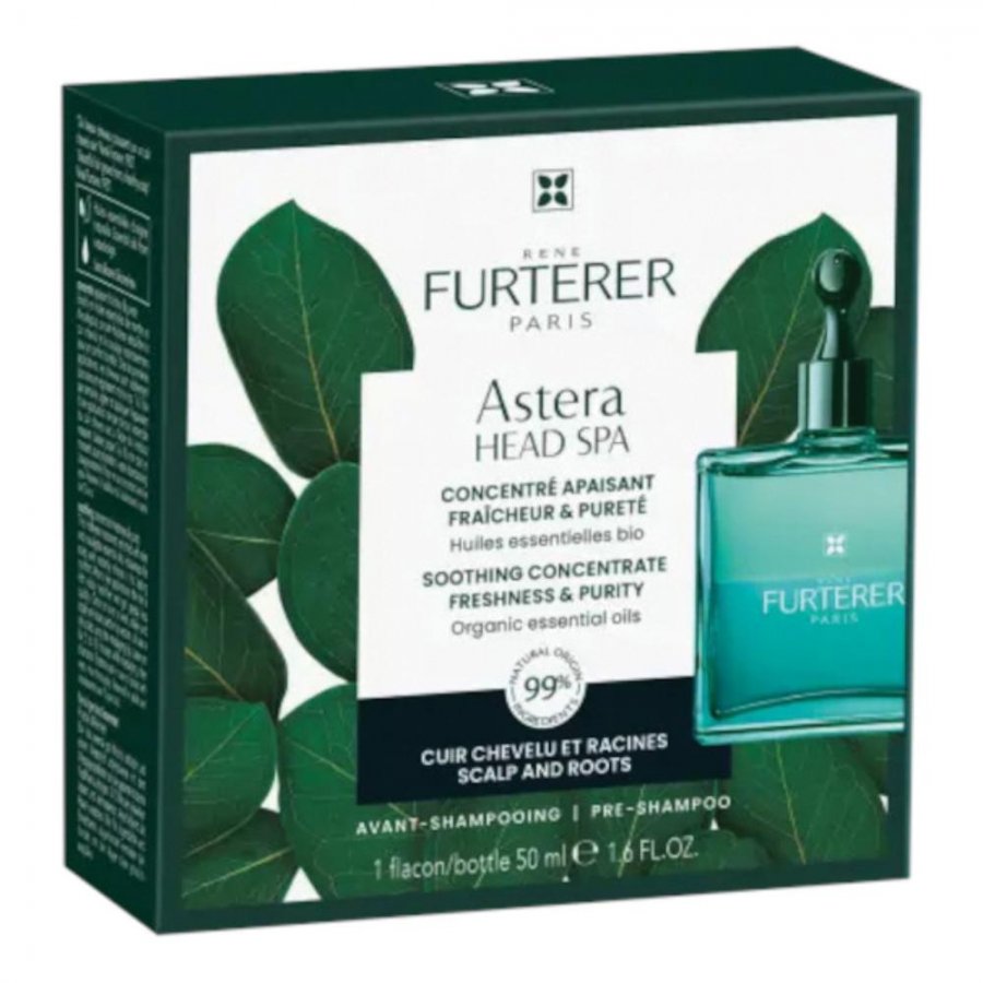 René Furterer Head Spa Astera Concentrato Lenitivo 50 ml - Trattamento Calmante per il Cuoio Capelluto