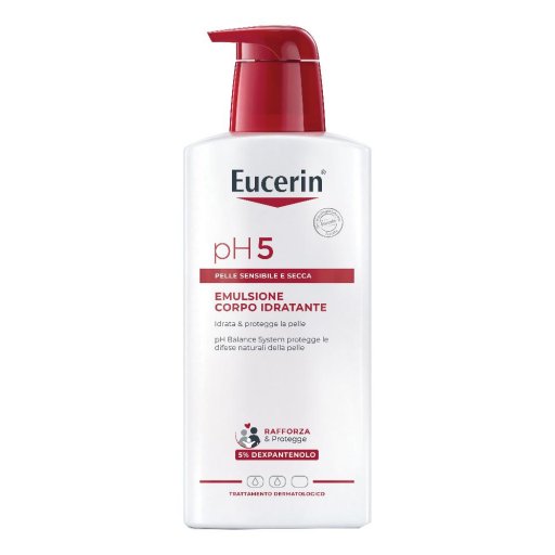 Eucerin pH5 Emulsione Corpo Idratante 400ml - Idratante per Pelle Sensibile, Comfort e Protezione