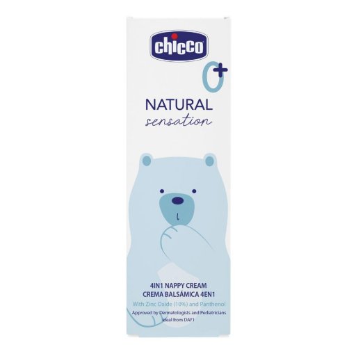 Chicco Natural Sensation Pasta Lenitiva 0 Mesi+ - Pasta Lenitiva 4 in 1