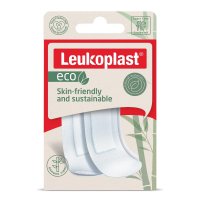 Leukoplast Cerotto Eco Strips 20 Pezzi Assortiti - Cure Naturali con Materiali Sostenibili