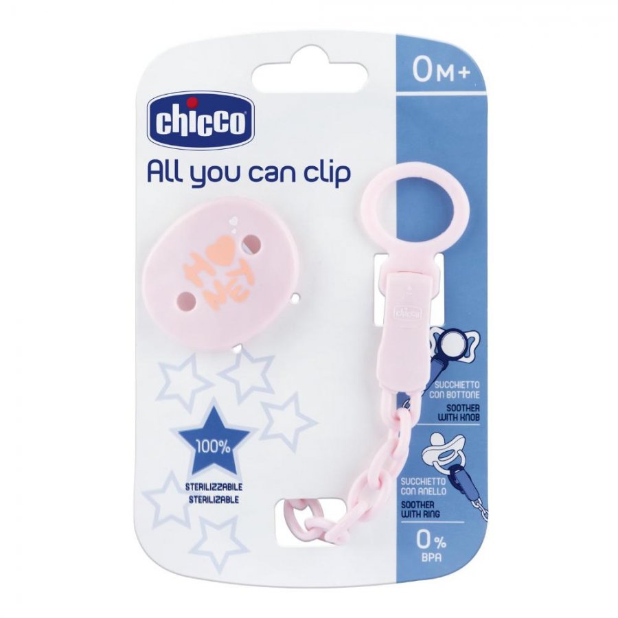 CH Clip Universale Rosa 0m+