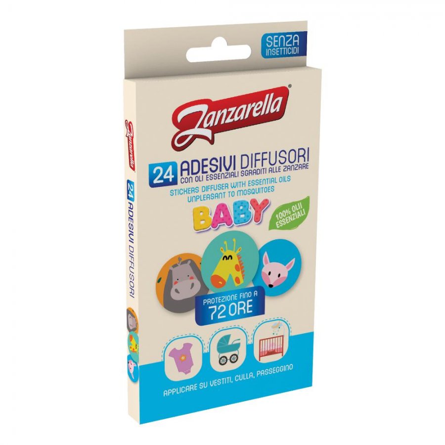 Zanzarella Sticker Baby 24pz