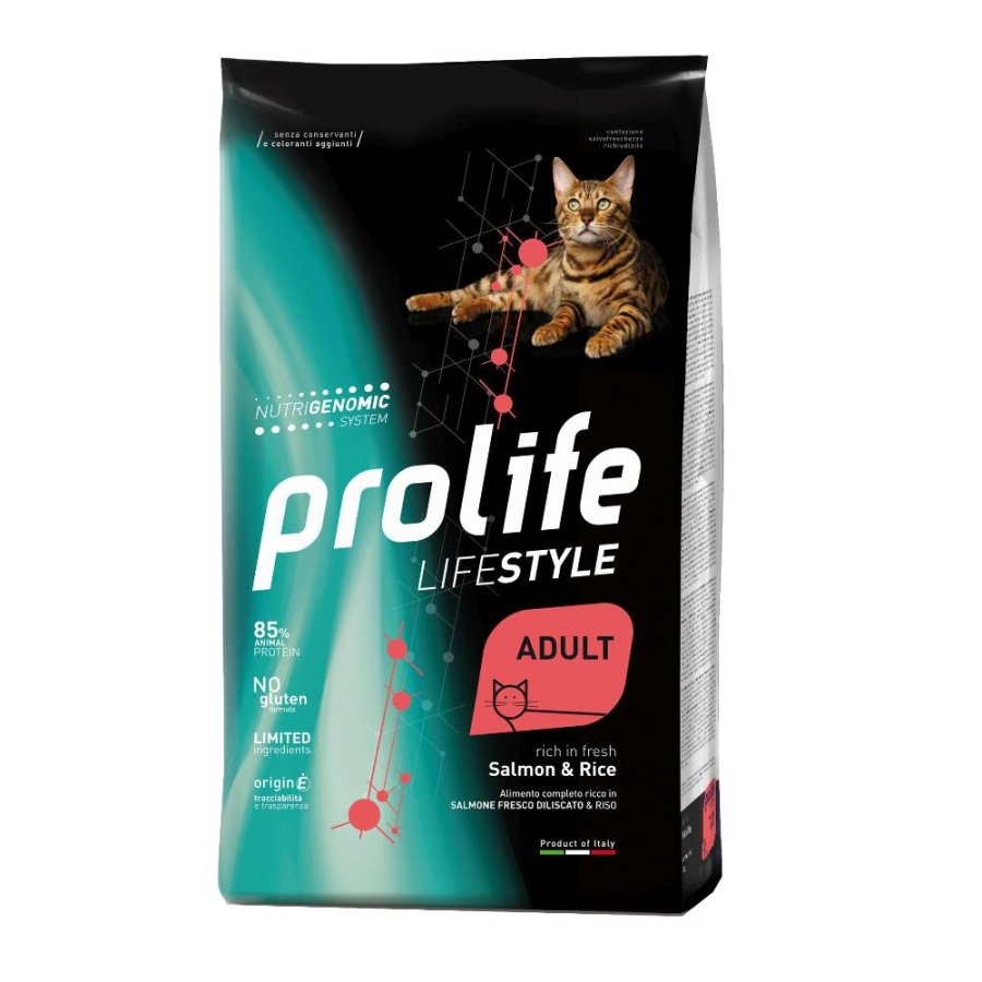 PROLIFE GATTO LIFESTYLE ADULT SALMONE RISO 1,5KG