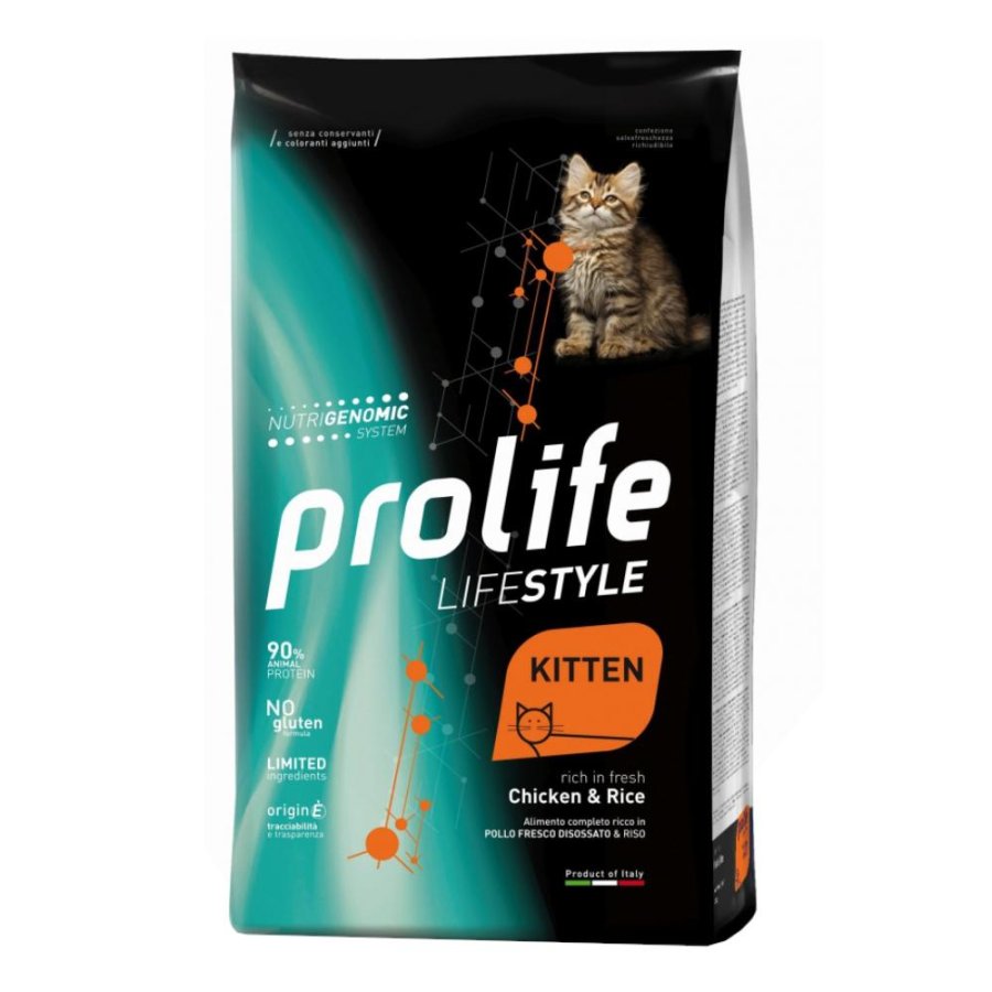 PROLIFE GATTO LIFESTYLE KITTEN POLLO RISO 400GR