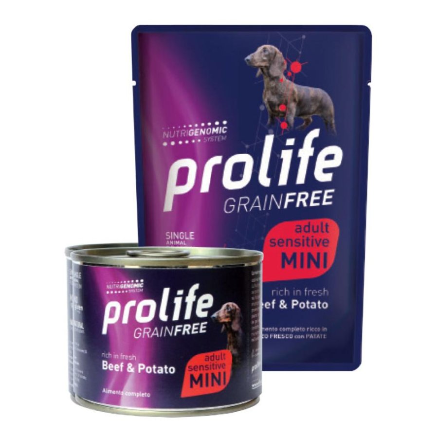 PROLIFE GRAINFREE SENS MANZ/PAT100G