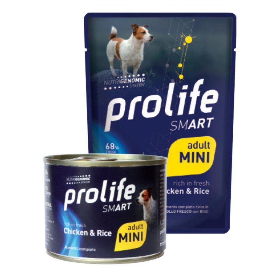 PROLIFE CANE SMART MINI ADULT POLLO RISO 100GR (bustina)