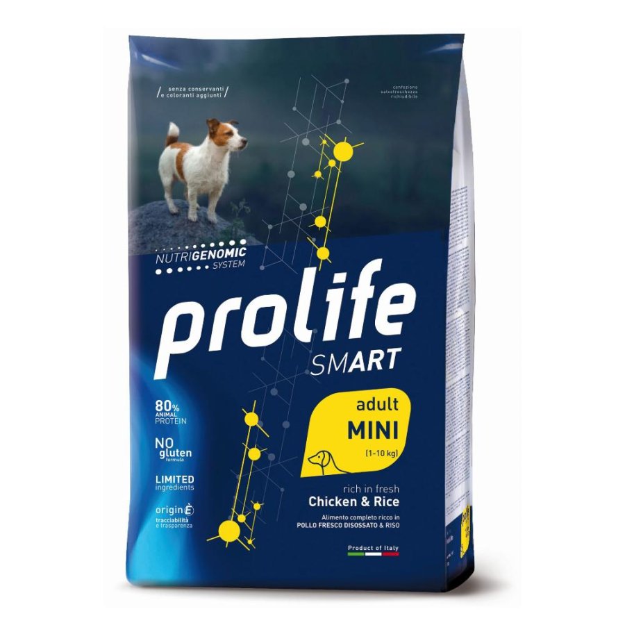 PROLIFE CANE SMART MINI ADULT POLLO RISO 600GR