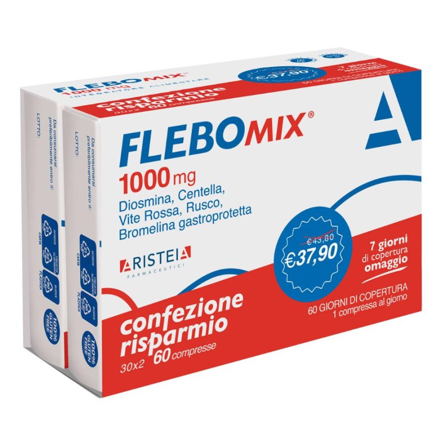 FLEBOMIX 1000MG BI-PACK 60CPR FLEBOMIX 1000MG BI-PACK 60CPR