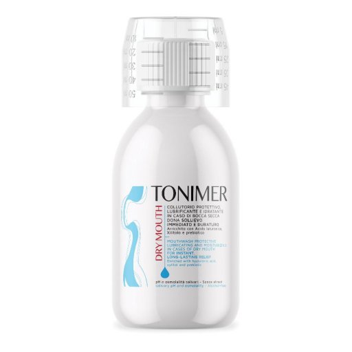 Tonimer Dry Mouth Collutorio Protettivo Lubrificante per Bocca Secca, 200ml Tonimer Dry Mouth Collutorio Protettivo Lubrificante per Bocca Secca, 200ml