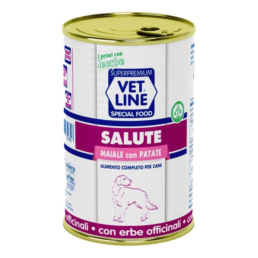 OLISTIKA VET LINE CANE SALUTE IPOALLERGENICO MAIALE PATATE 400GR (lattina)