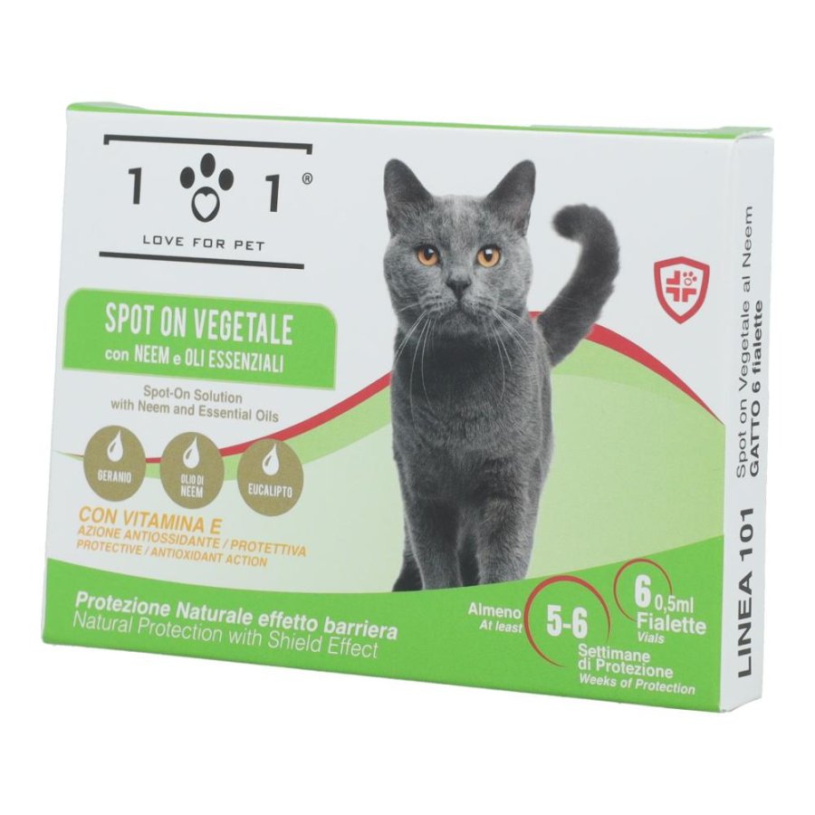 SPOT ON VEGET GATTO C/NEEM 6FLE0,5M SPOT ON VEGET GATTO C/NEEM 6FLE0,5M