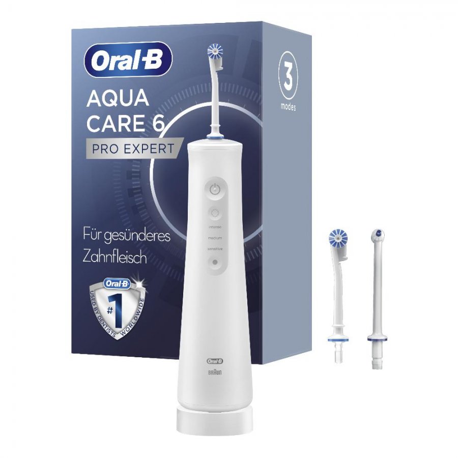 Oral-B Power Aquacare 6 Idropulsore Dentale con Tecnologia Oxyjet - Pulizia Profonda e Igiene Orale Migliorata