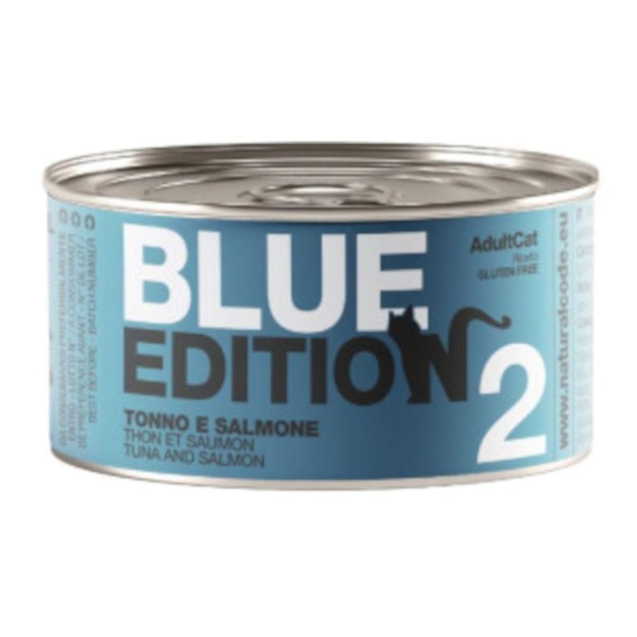 NATURAL CODE GATTO LIMITED EDITION 2 TONNO SALMONE 85GR (lattina)