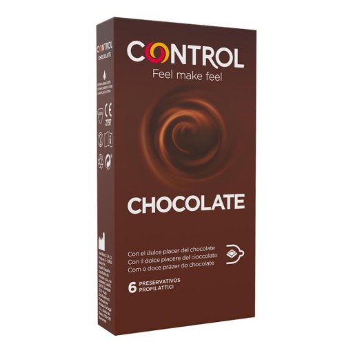 Control Chocolate 6 Profilattici - Preservativi Aromatizzati al Cioccolato