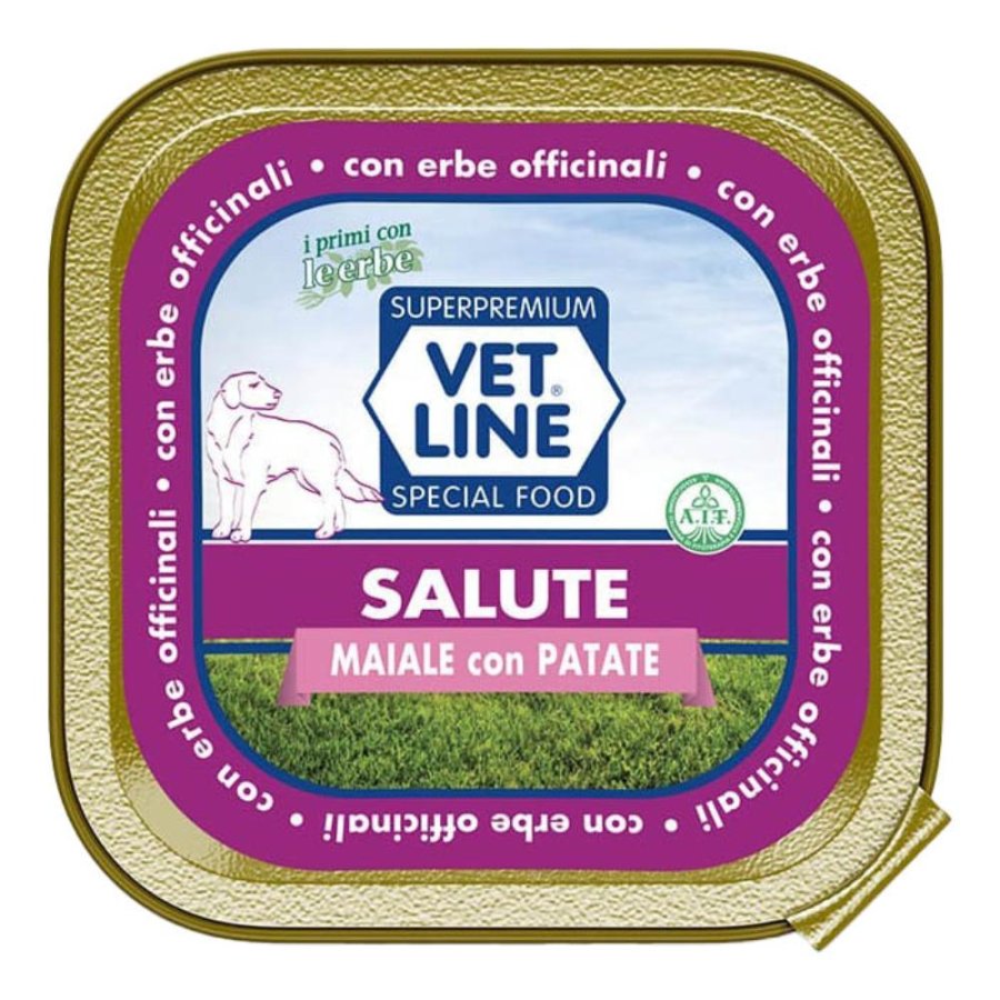 OLISTIKA VET LINE CANE SALUTE MAIALE PATATE 150GR (vaschetta)
