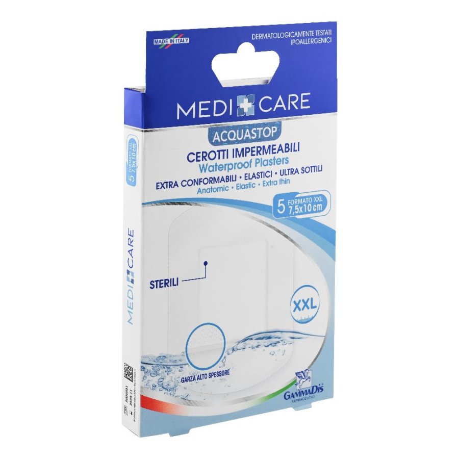Cerotti Pu Sterili 10x7,5cm 5 Pezzi - GammaDis - Cerotti sterili per uso medicale