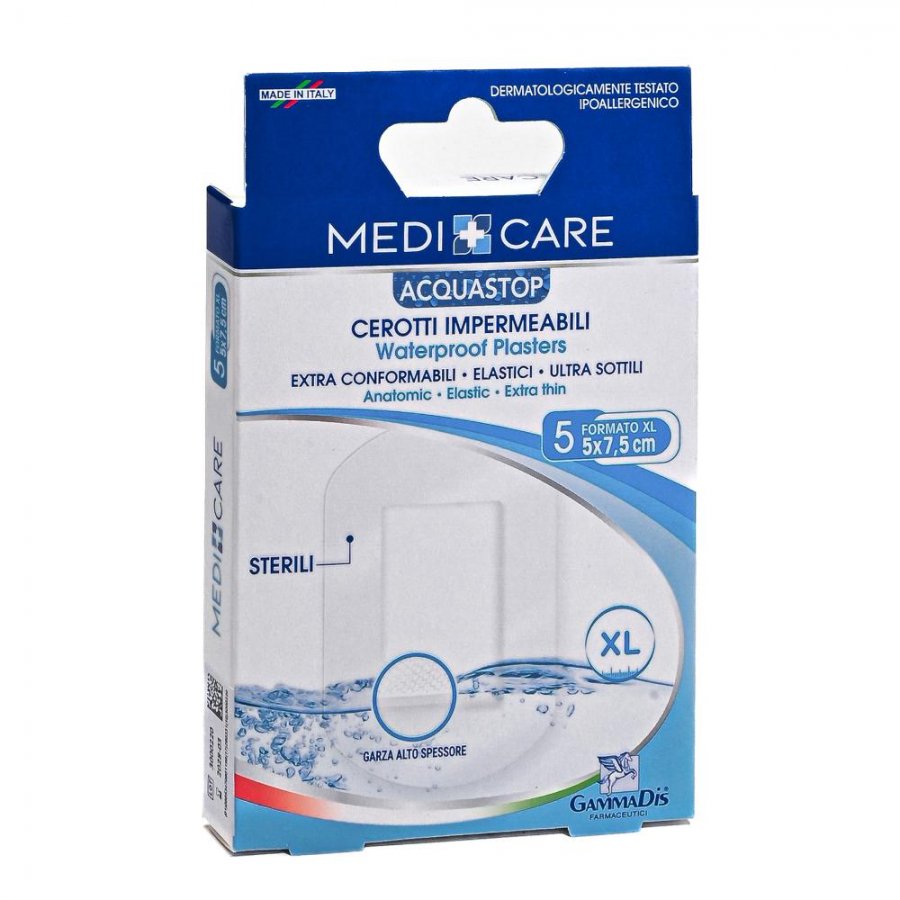 Cerotti Pu Sterili 7,5x5cm 5 Pezzi - GammaDis - Cerotti sterili per uso medicale