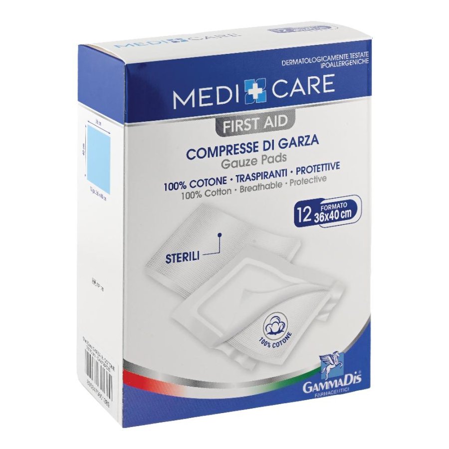 Garza Tnt 36x40cm 12 Pezzi - MedCare - Garze Sterili per Medicazioni