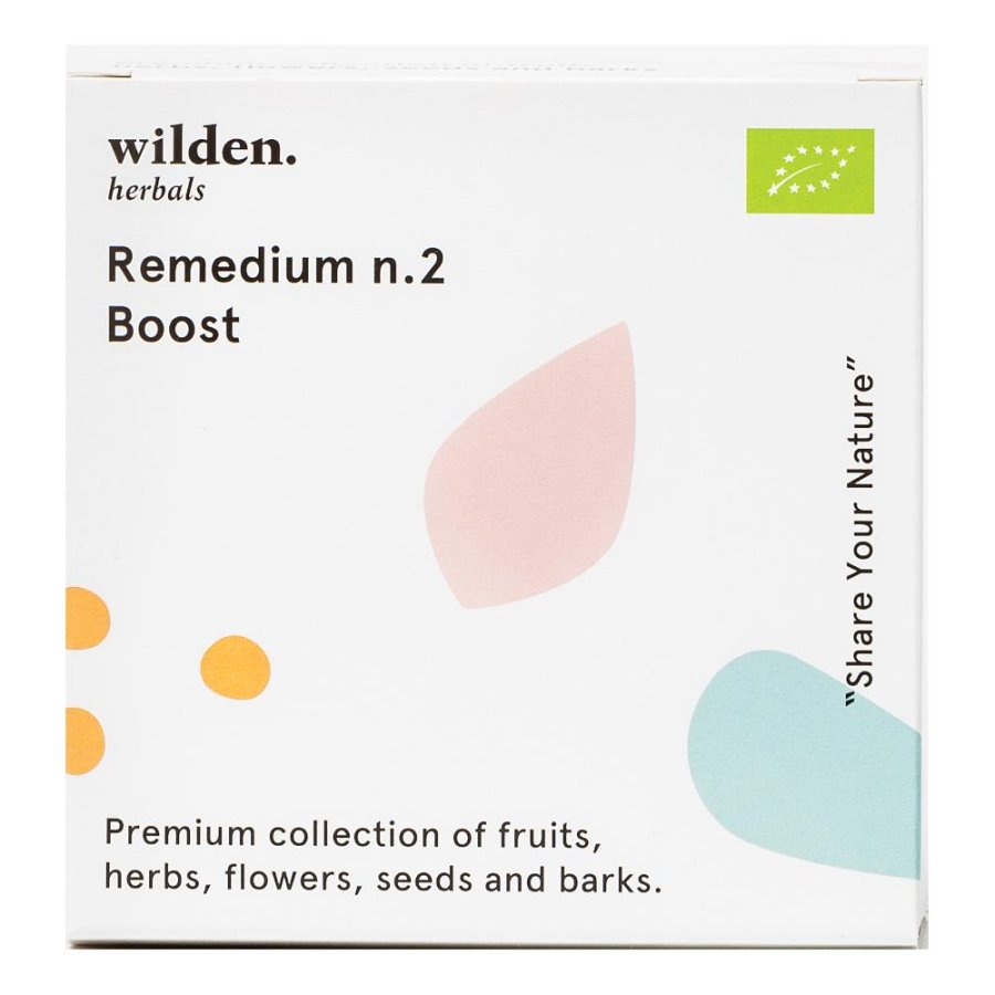 Wilden Remedium n.2 Boost Filtri per Infusione, Miscela Protettiva per il Benessere, 10 Bustine