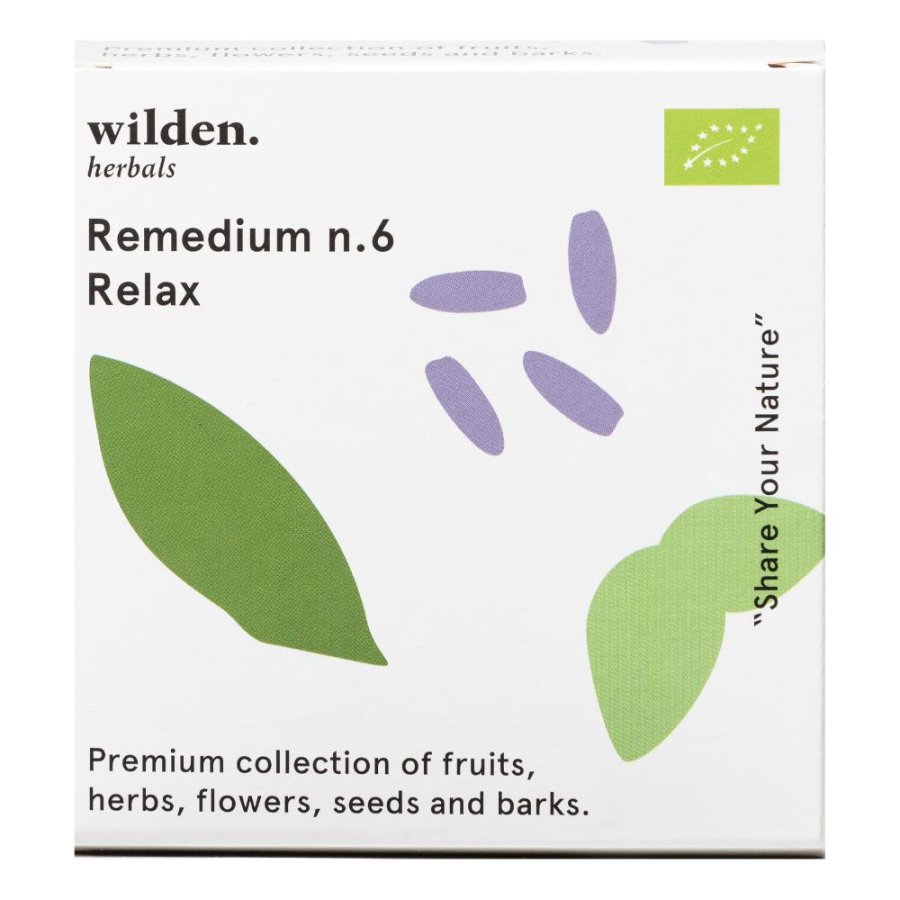 Wilden Remedium n.6 Relax Filtri per Infusione, 10 Bustine per Riposo e Pausa Rigenerante