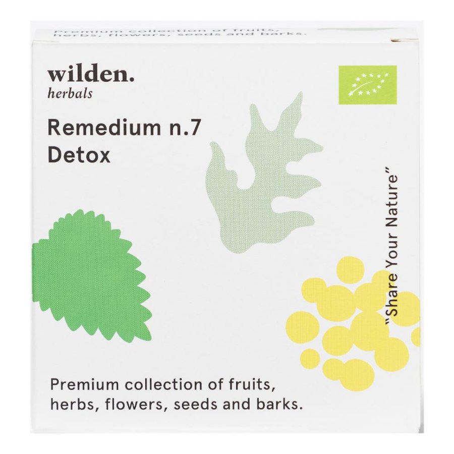 Wilden Remedium n.7 Detox Filtri per Infusione,10 Bustine per Disintossicare l'Organismo