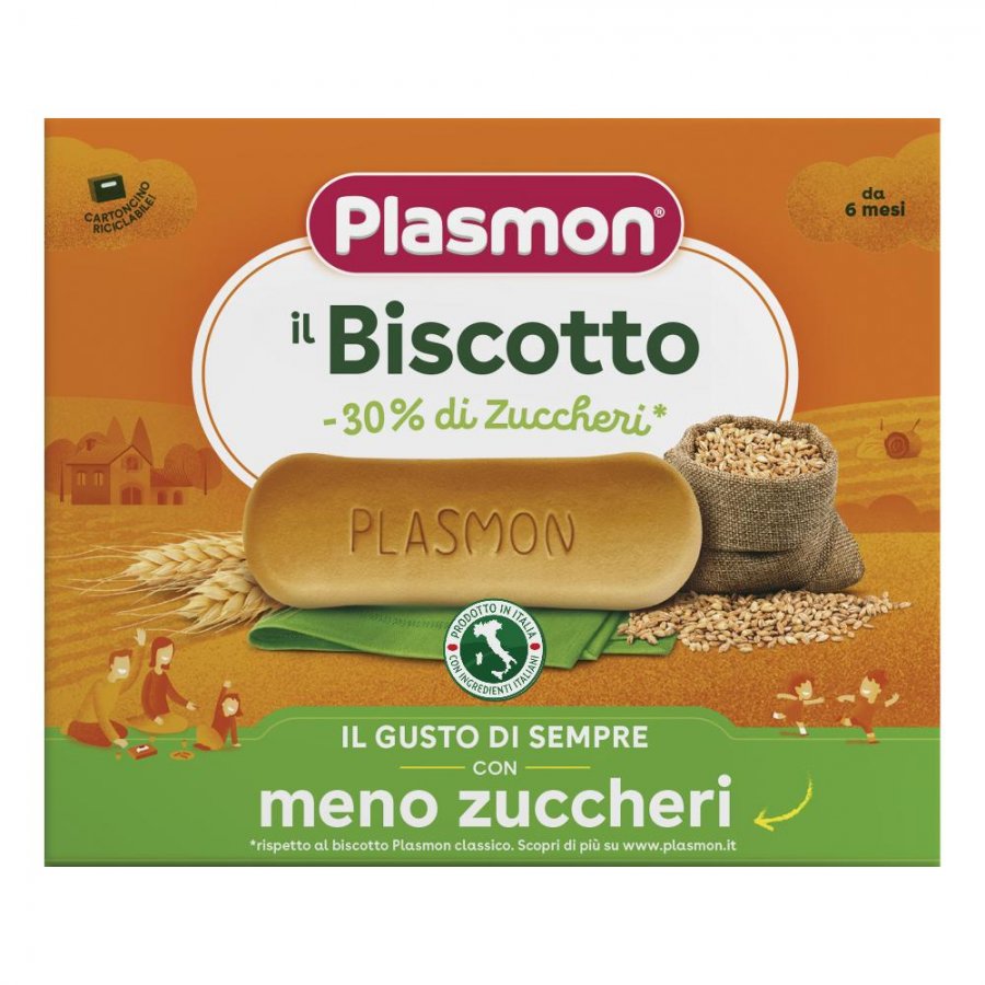 PLASMON Bisc.-30% Zucch.720g