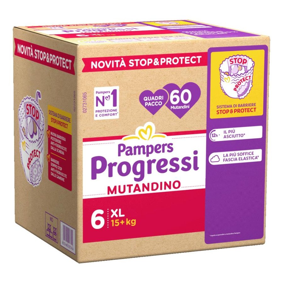 PAMPERS PROG MUT QUADRI XL 60P PAMPERS PROG MUT QUADRI XL 60P
