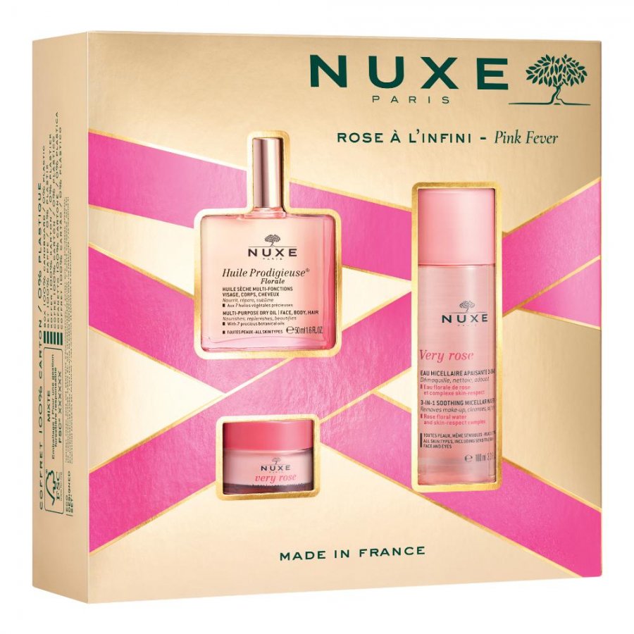 Nuxe Cofanetto Gli Iconici Floral - I Bestsellers Nuxe in Rosa