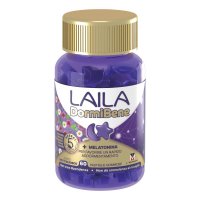 Laila DormiBene Per Il Sonno - Integratore con 60 Gomme Melatonina per un Sonno Rigenerante