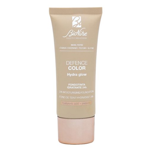 BioNike, Defence Color Hydra Glow Fondotinta Idratante N.101 Perle, 30 ml
