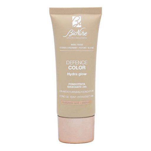 Bionike Defence Color Hydra Glow Fondotinta N106 Cannelle - Fondotinta Idratante SPF 15, 30ml