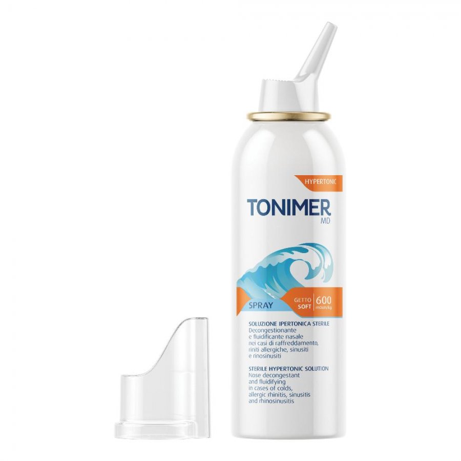 Tonimer Hypertonic Spray 100ml - Decongestionante Nasale per Raffreddamento e Sinusiti