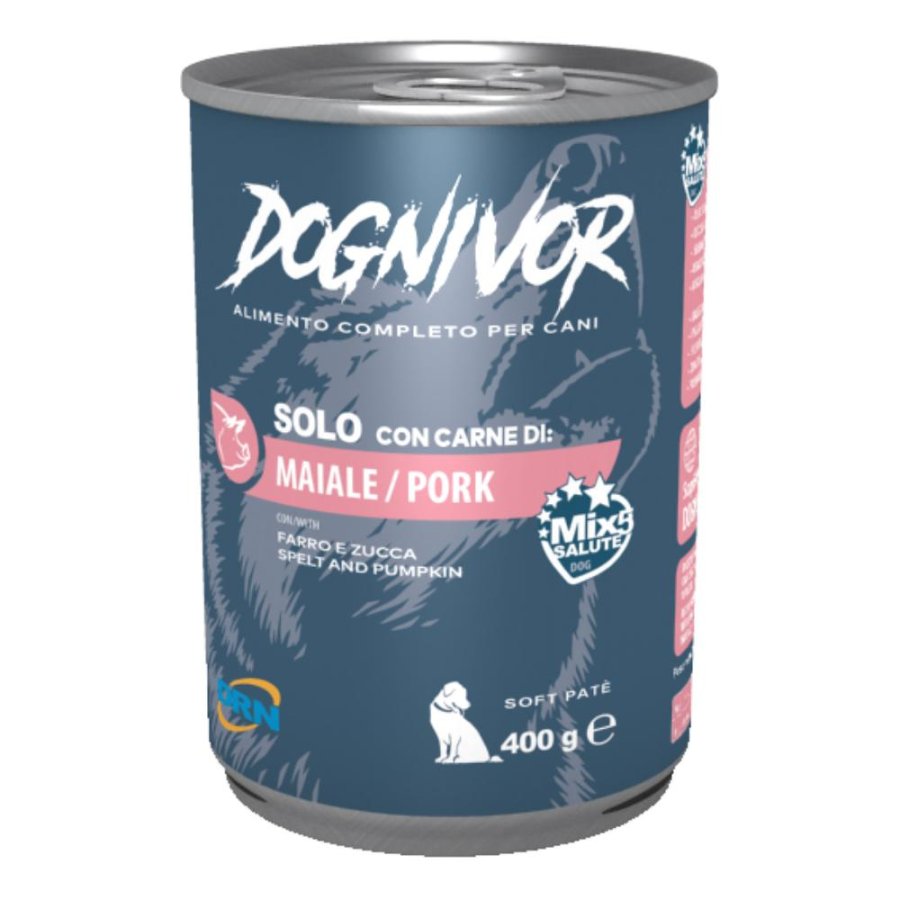NEXTMUNE DRN DOGNIVOR CANE SOLO MAIALE FARRO ZUCCA 400GR (lattina)