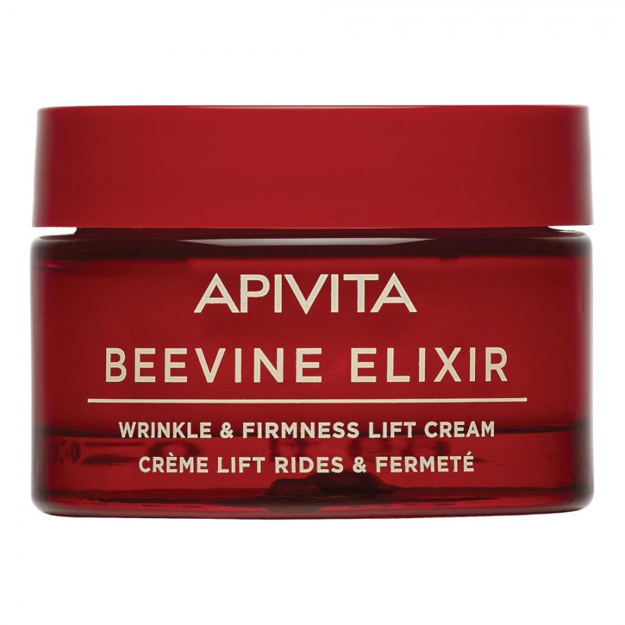 Apivita - Beevine Elixir Crema Anti-Rughe Rassodante Liftante Texture Leggera 50ml, Trattamento Naturale per una Pelle più Giovane e Liftata