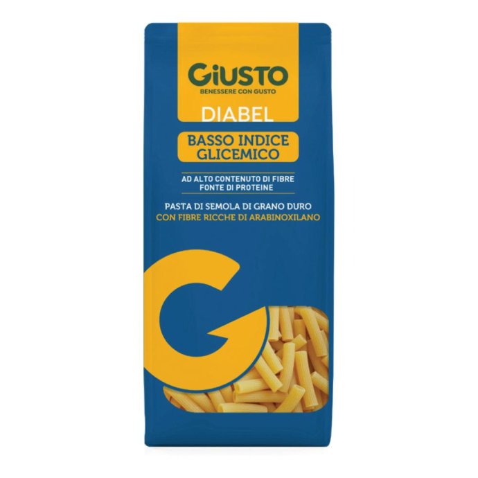 Giusto Diabel Sedanini Rigati Pasta di Grano Duro 400g - Pasta a Basso Indice Glicemico Giusto Diabel Sedanini Rigati Pasta di Grano Duro 400g - Pasta a Basso Indice Glicemico