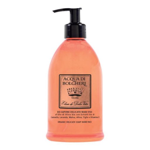 Acqua di Bolgheri Bio Sapone Delicato Elisir di Dolce Vita 500 ml 