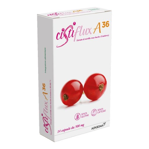 Cistiflux A36 - Integratore Vie Urinarie - 14 Capsule