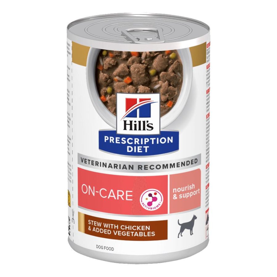 HILL'S CANE DIET ON-CARE NOURISH SUPPORT STEW BIOME POLLO 345GR (lattina)